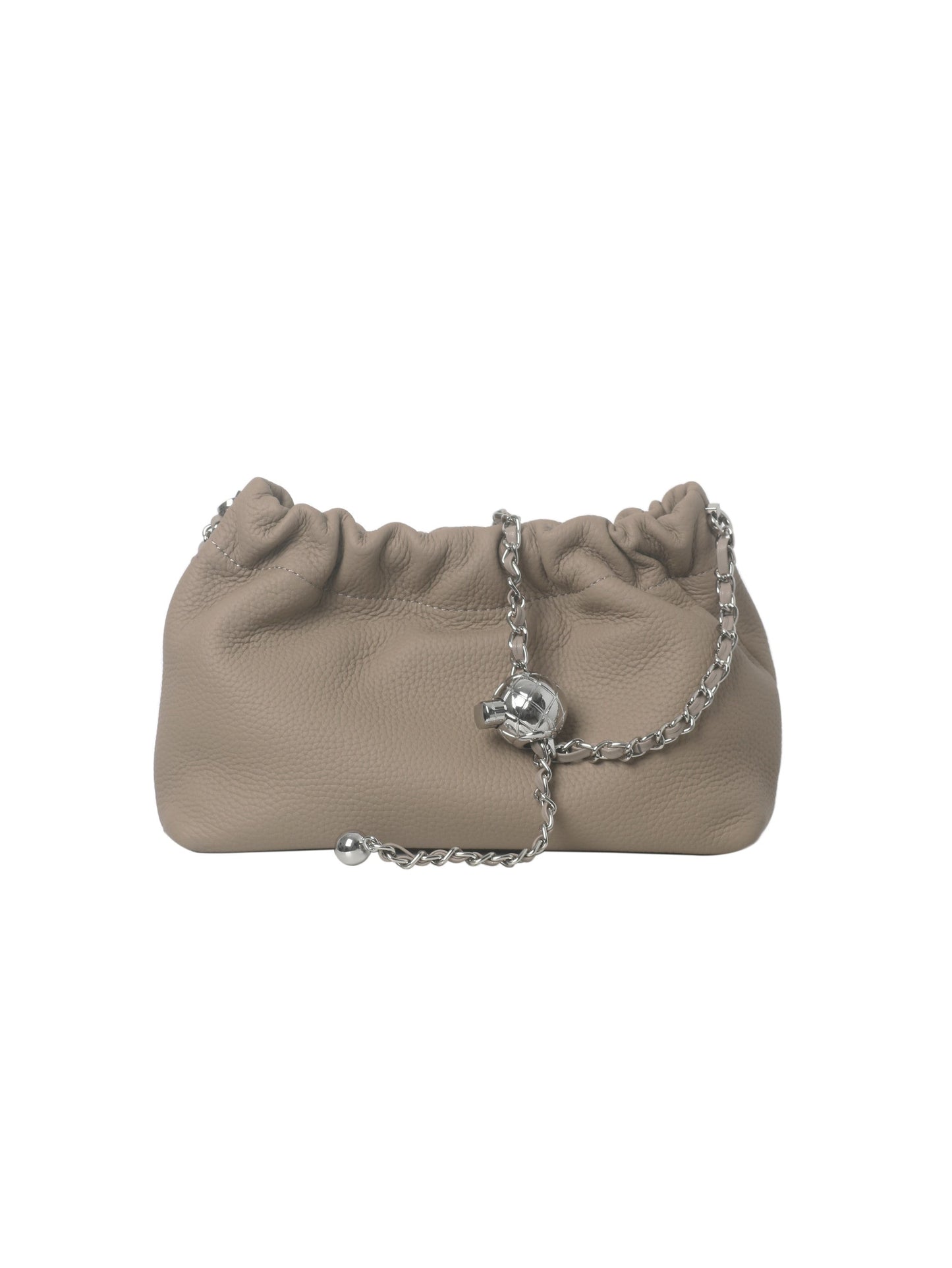 Womens Leather Cloud Shoulder Bag