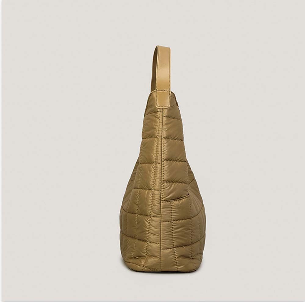 Nylon Quilted Hobo Underarm Bags