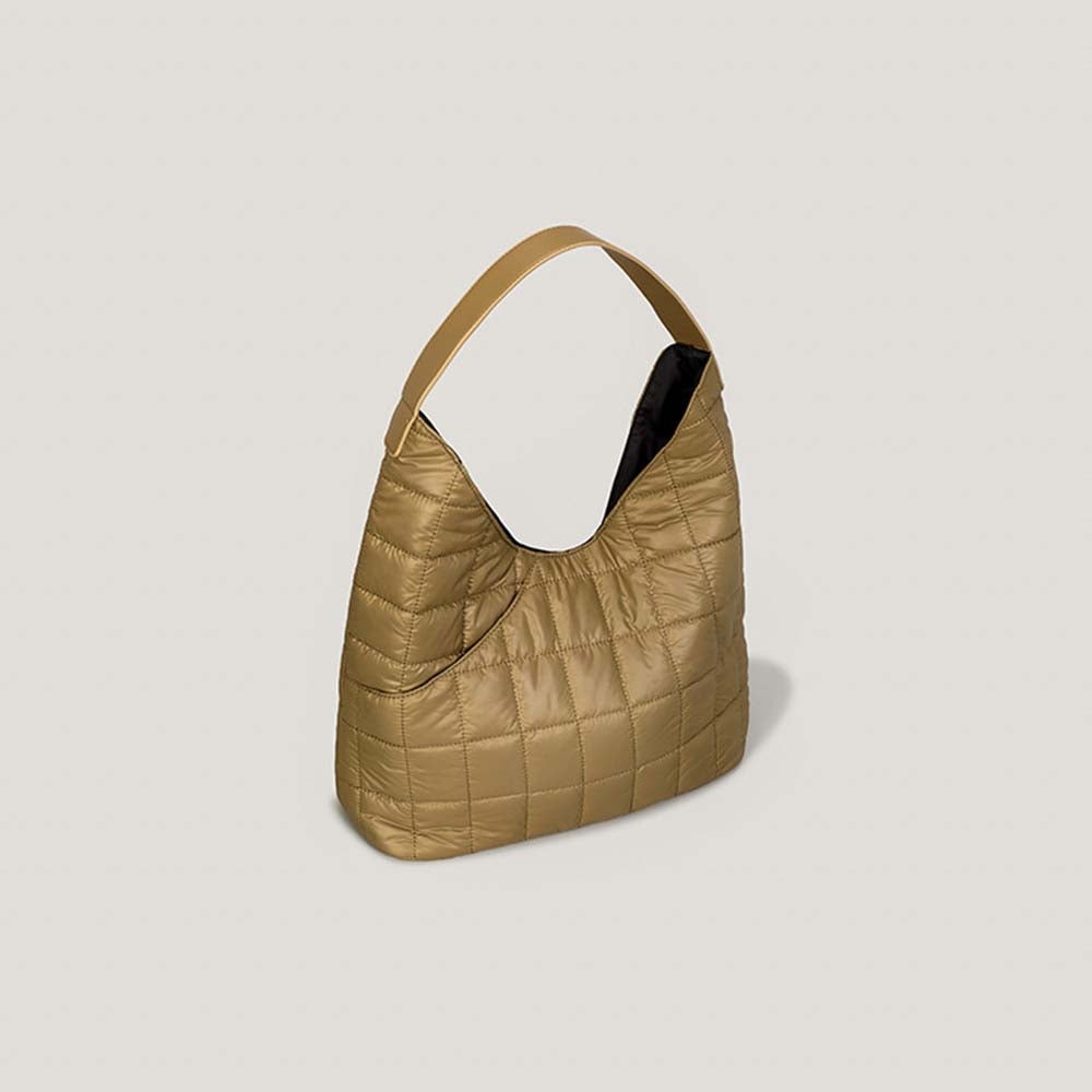 Nylon Quilted Hobo Underarm Bags