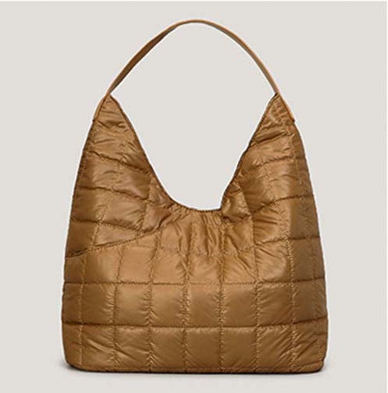 Nylon Quilted Hobo Underarm Bags