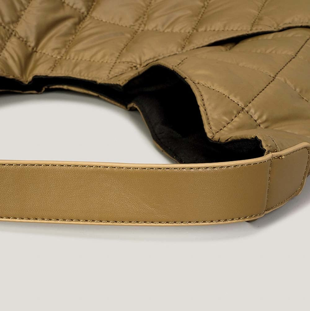 Nylon Quilted Hobo Underarm Bags