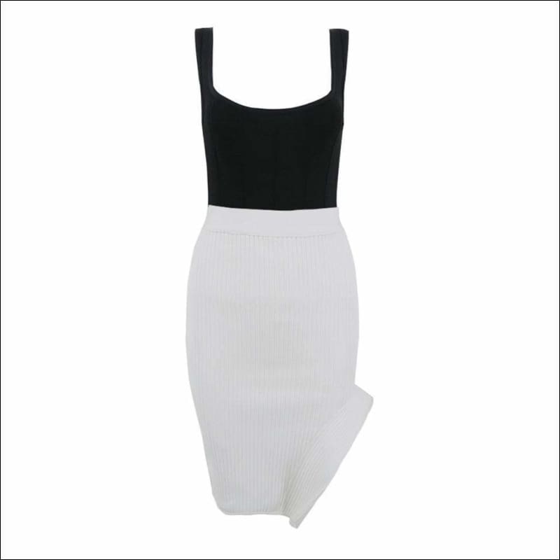 Winnal Bandage Scoop Back Cropped Tank Top Bodysuit