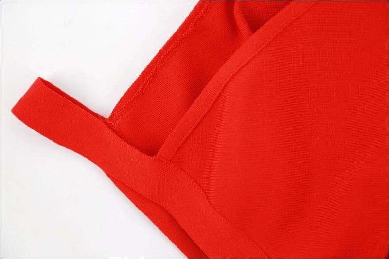 Winnal Sexy One shoulder Side slit Long Dress Vstidos Beach Party Club Bodycon Red
