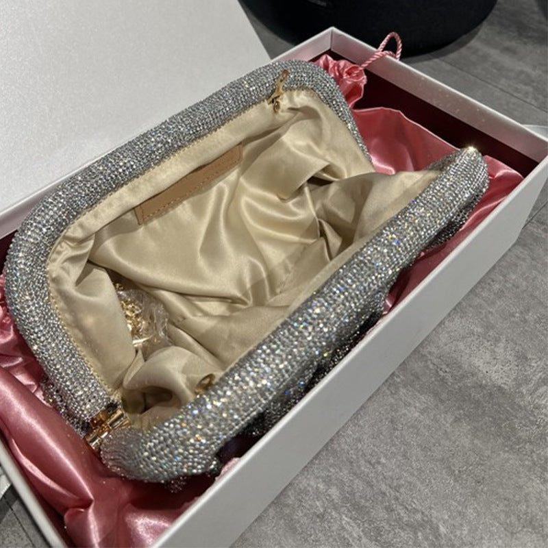 Winnal Slouchy Crystal-Embellished Clutch