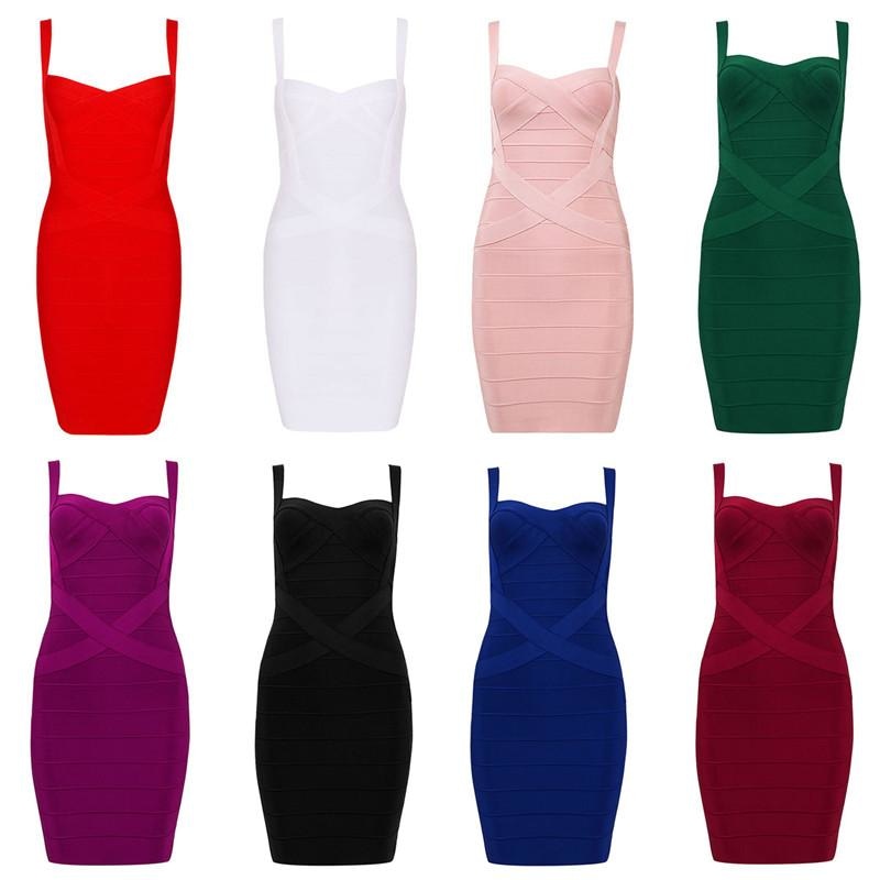 Winnal Women Fashion Bandage Dress