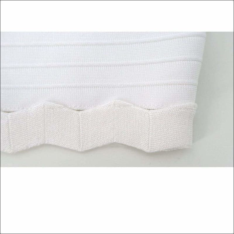 Winnal Women Off The Shoulder Ruffled Sleeve Bandage Tops