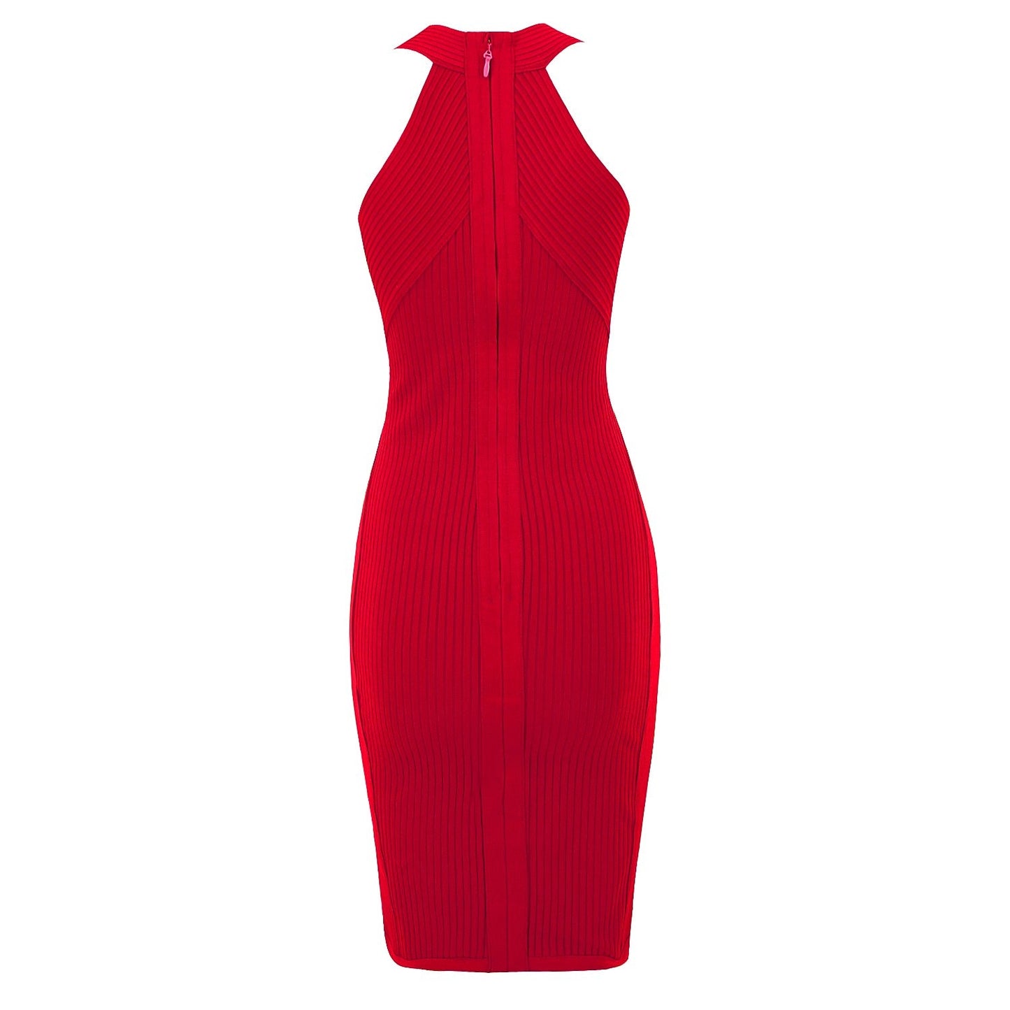 Winnal Women’s Summer Sexy Women Strappy Back Bandage Dress Deep V Plunge Mindi Bodycon Pencil