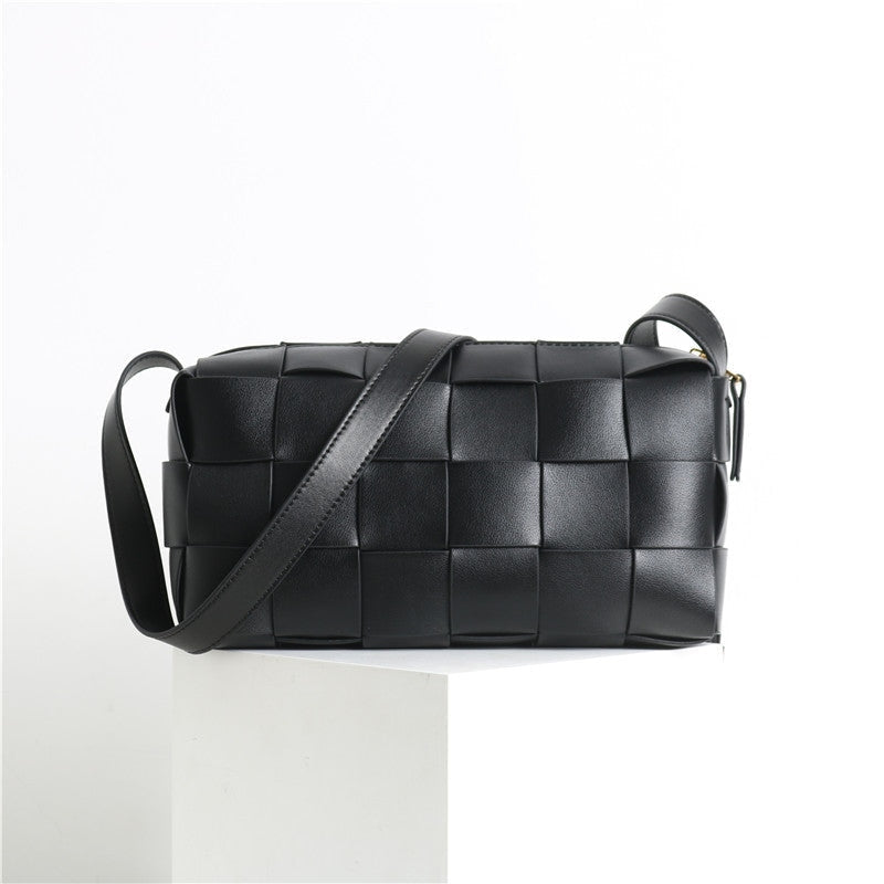 Womens Sqaure Padded Shoulder Cross Body Bag