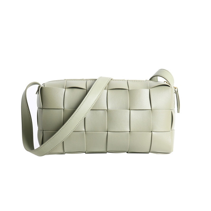 Womens Sqaure Padded Shoulder Cross Body Bag
