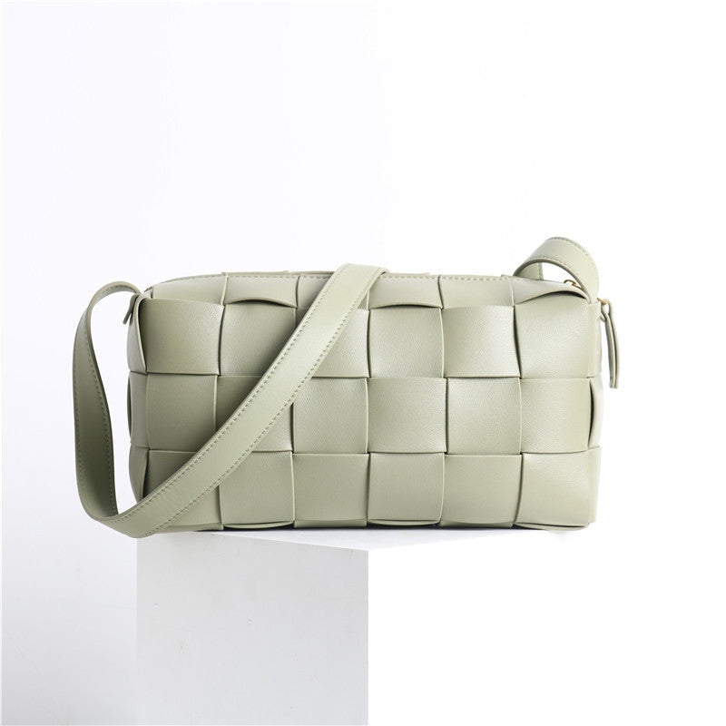 Womens Sqaure Padded Shoulder Cross Body Bag