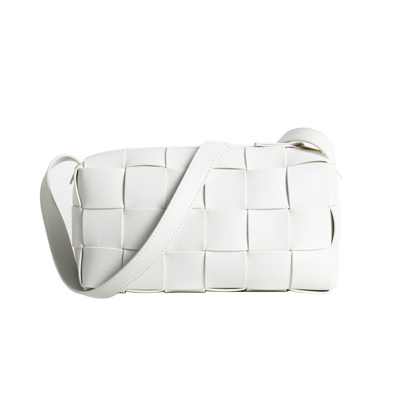 Womens Sqaure Padded Shoulder Cross Body Bag