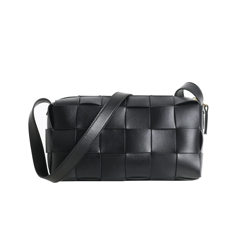 Womens Sqaure Padded Shoulder Cross Body Bag