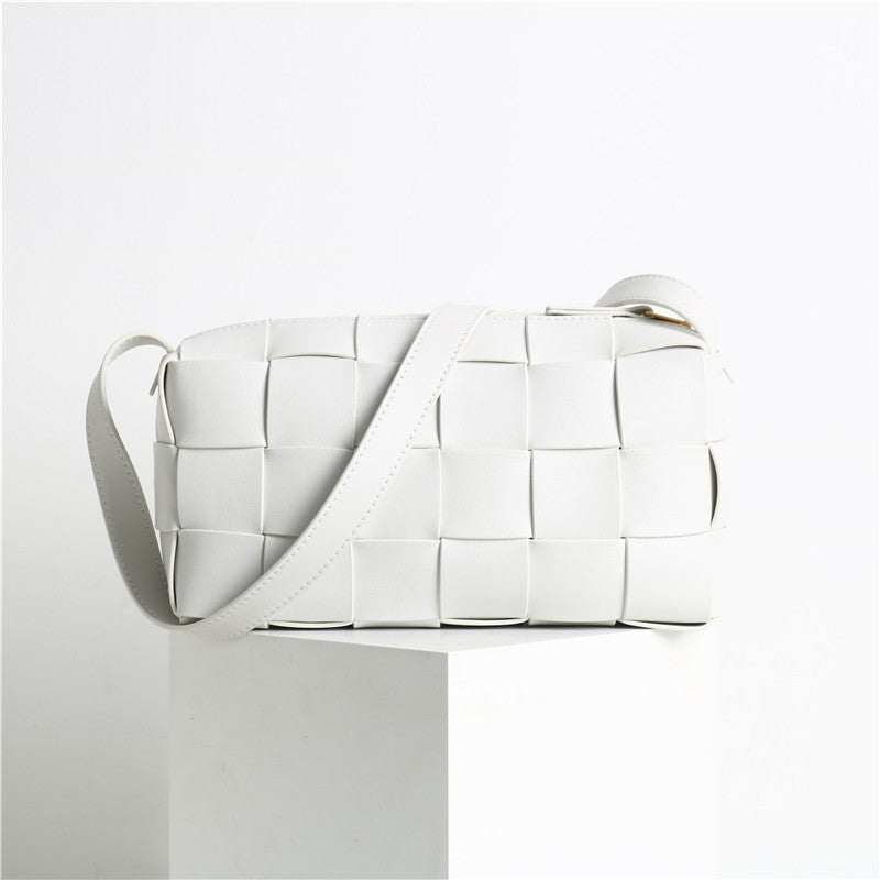 Womens Sqaure Padded Shoulder Cross Body Bag