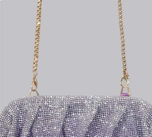 Winnal Fashion Slouchy Crystal - Embellished Clutch