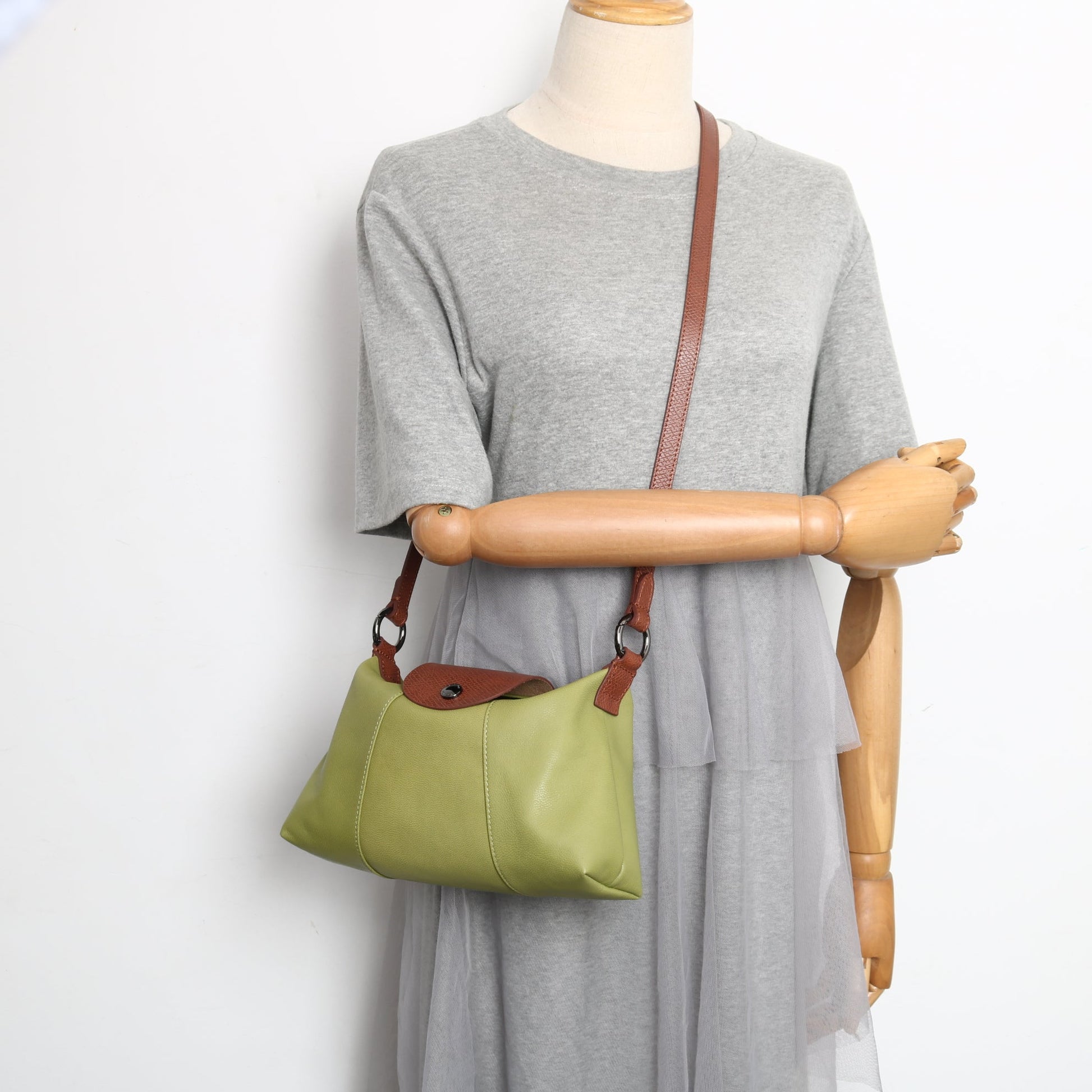 Womens Fashion Leather Underarm Bags