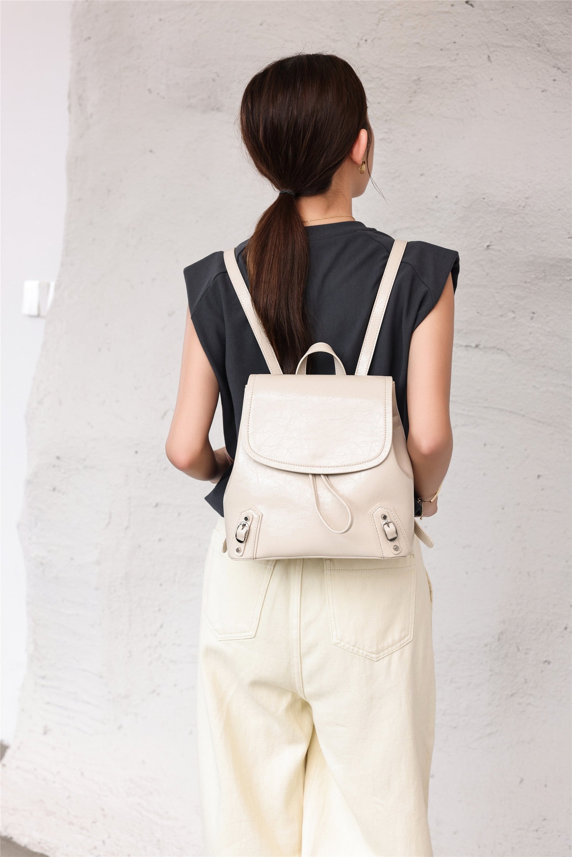 Womens Leather Backpack