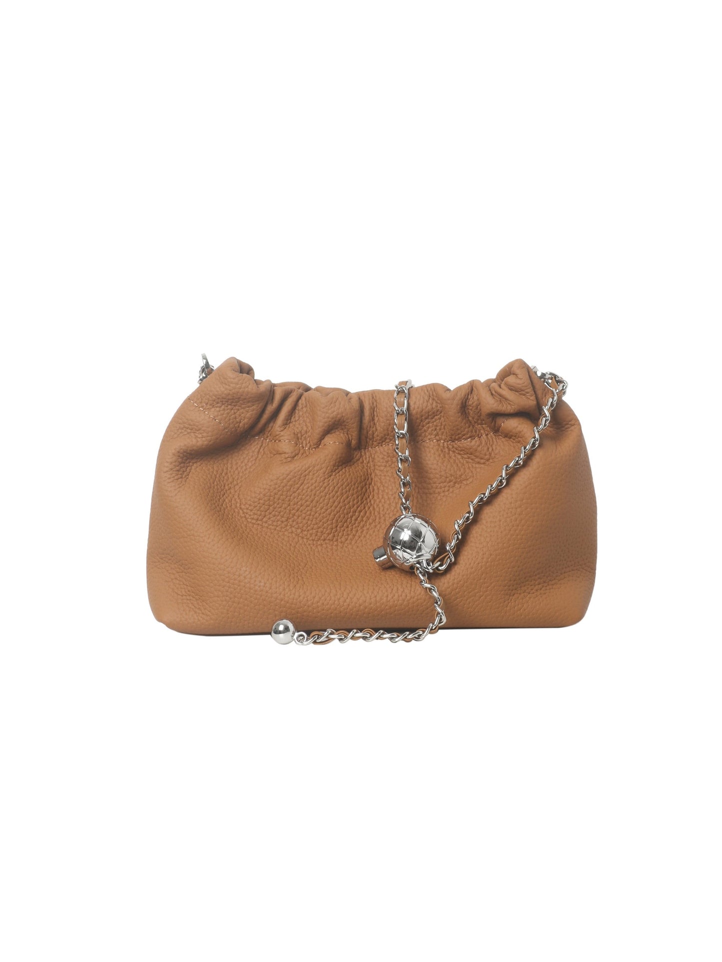 Womens Leather Cloud Shoulder Bag