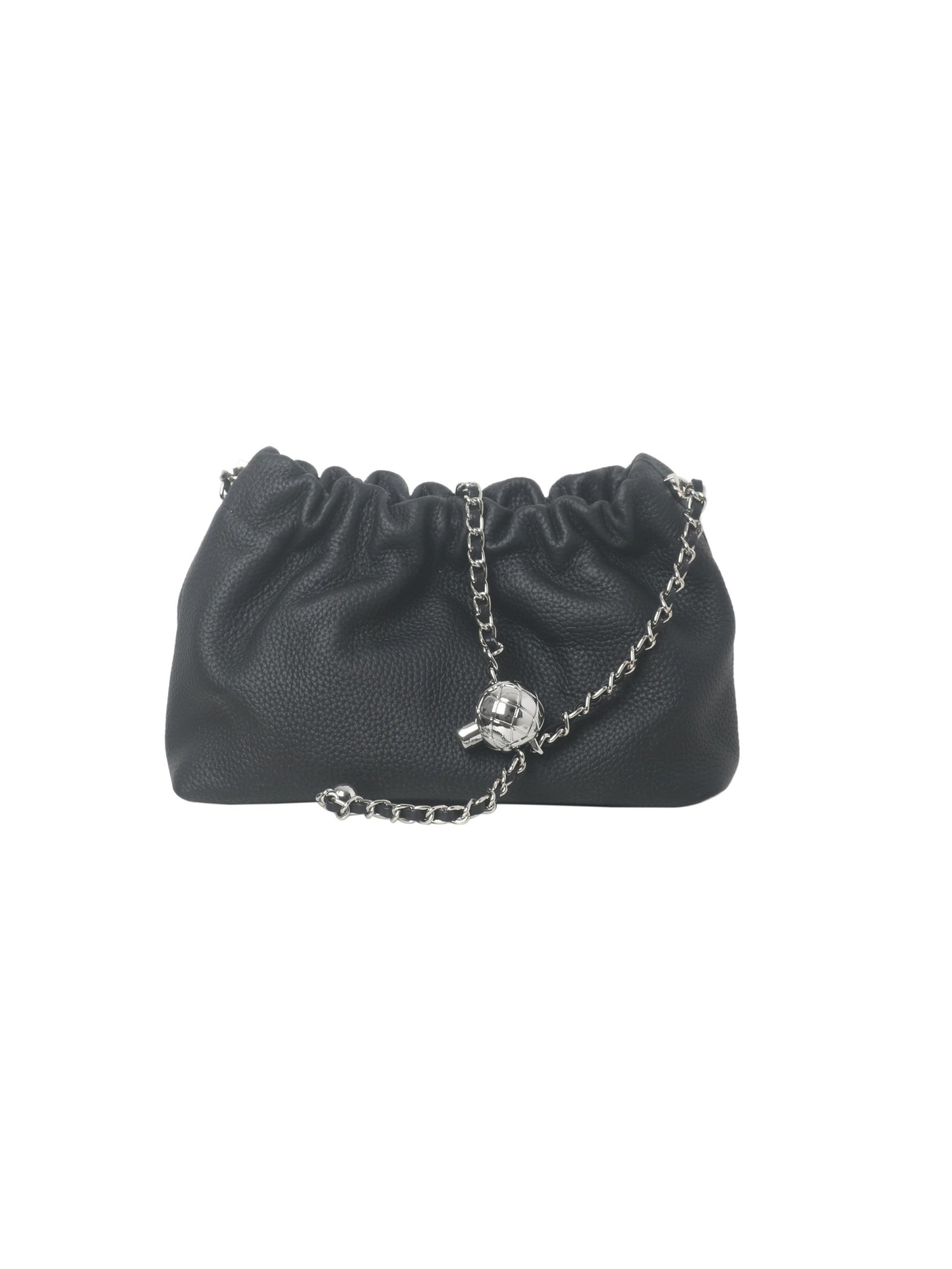 Womens Leather Cloud Shoulder Bag