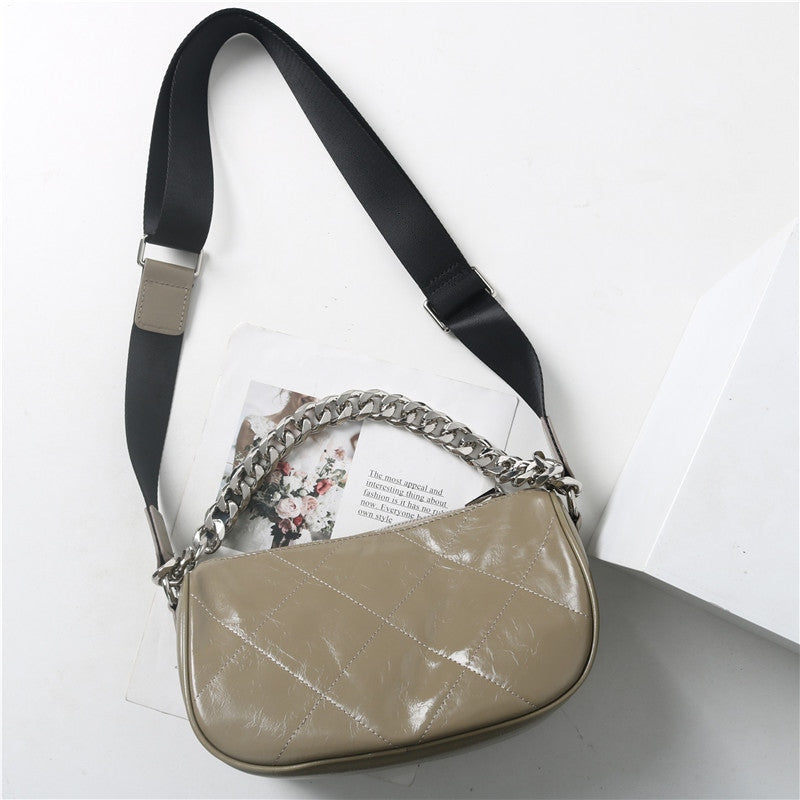 Womens Leather Cross Body Small Shoulder Bag