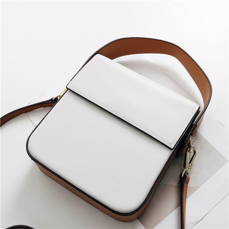 Womens Leather Phone Cross-Body Small Square Bags