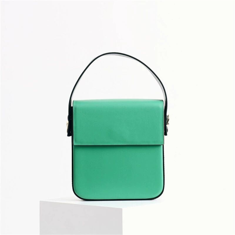 Womens Leather Phone Cross-Body Small Square Bags