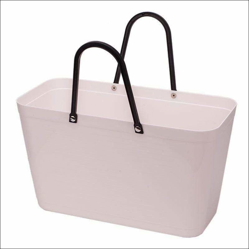 Fashion Jelly Large Top handle PVC tote basket bag