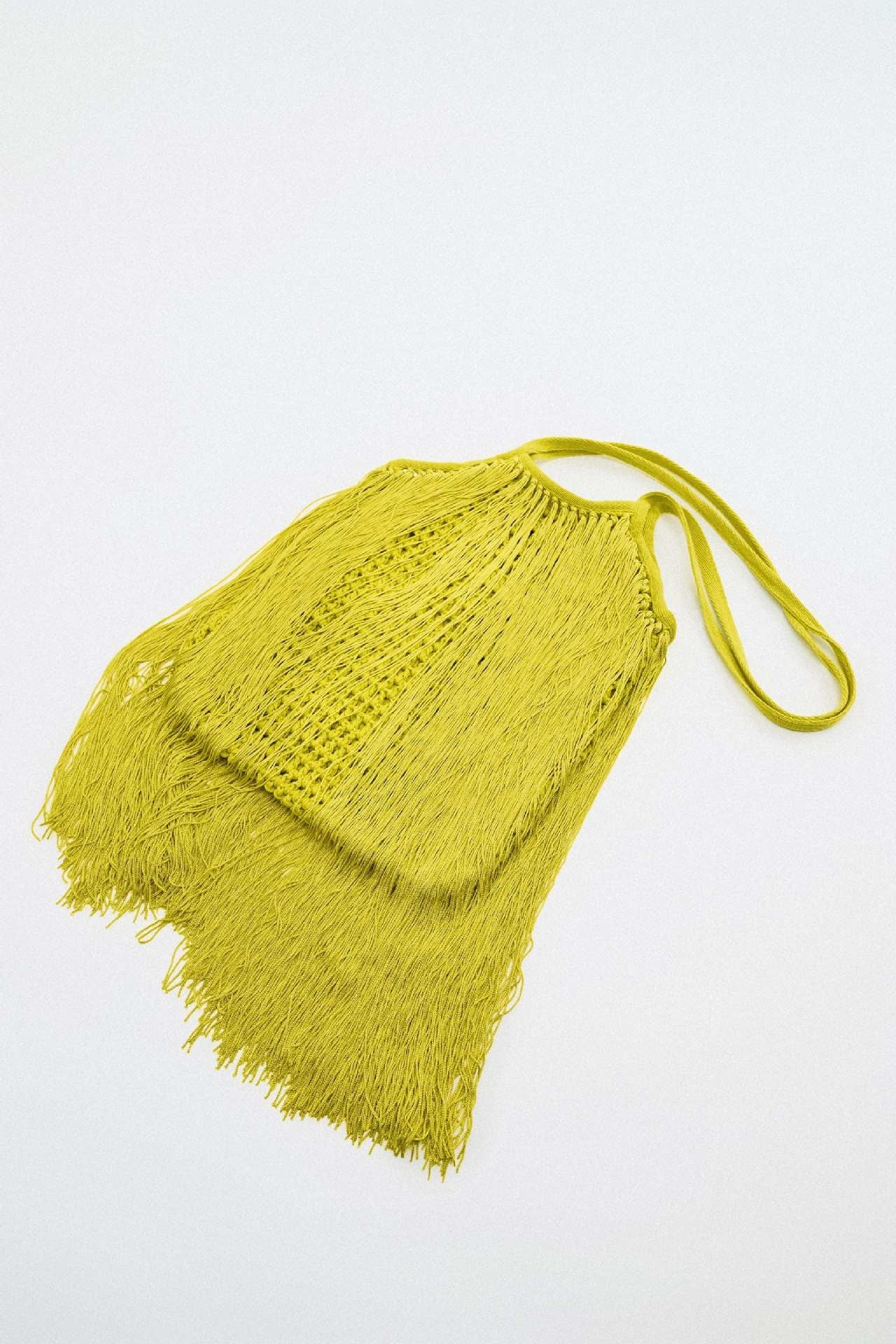 Hand-Woven Cotton Hemp Knit Shopping Hobo Shoulder Bags Natural Dyed