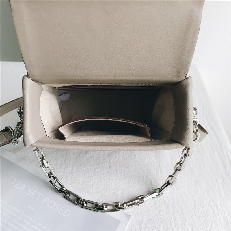 Leather Cross Body Box Phone Bag