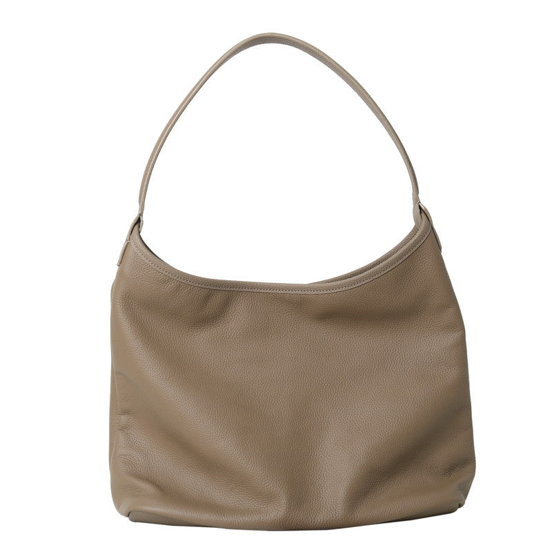 Leather Large Hobo Bag