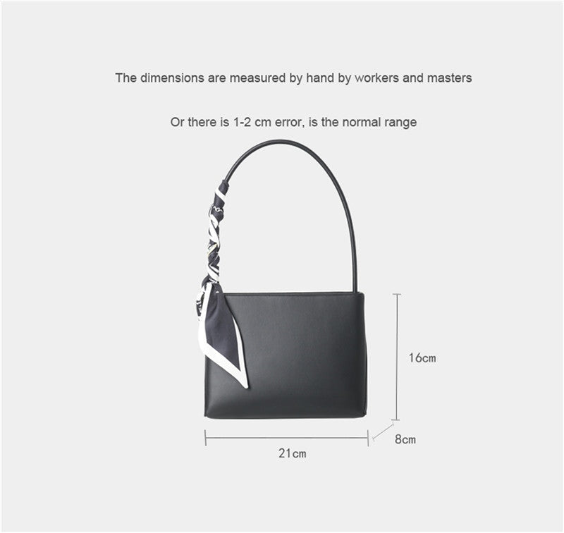 Leather Single Underarm Shoulder Messenger Bag