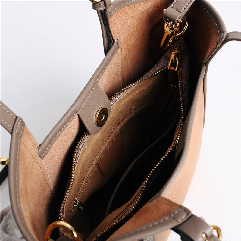 Leather Work Office Hob Bag For Women