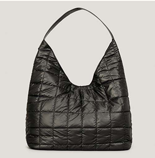 Nylon Quilted Hobo Underarm Bags