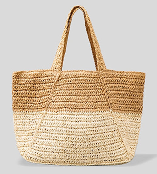 Raffia Large Shopping Bag