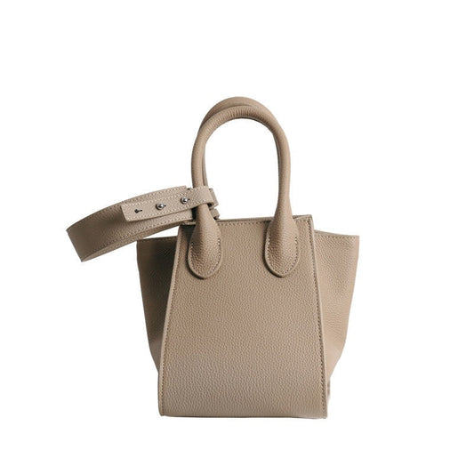 Small Leather Bucket Bag