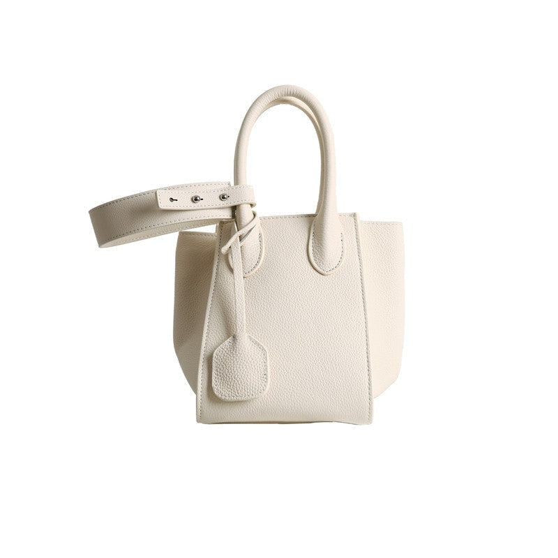 Small Leather Bucket Bag