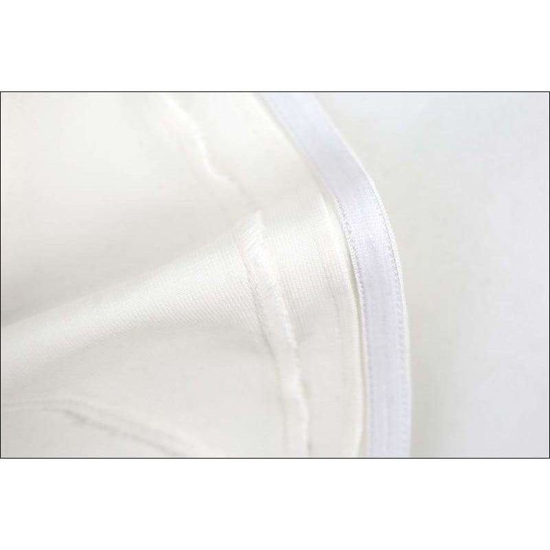 Winnal White Strapless Stretch Crepe Mini Dress