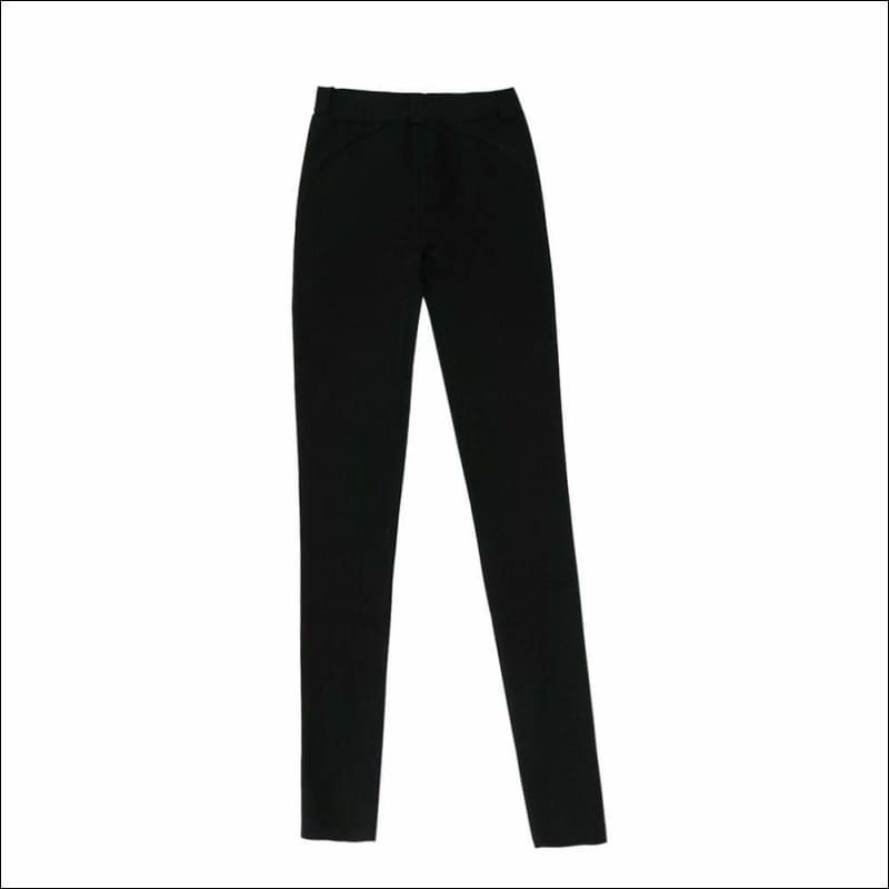 Winnal Women’s Sexy Wrepped Chest Top & High Waist Tight legging pants 2pcs Suit Black