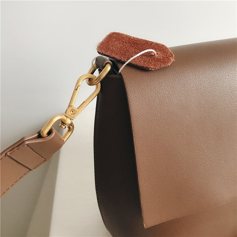 Womens Leather Shoulder Underarm Bag
